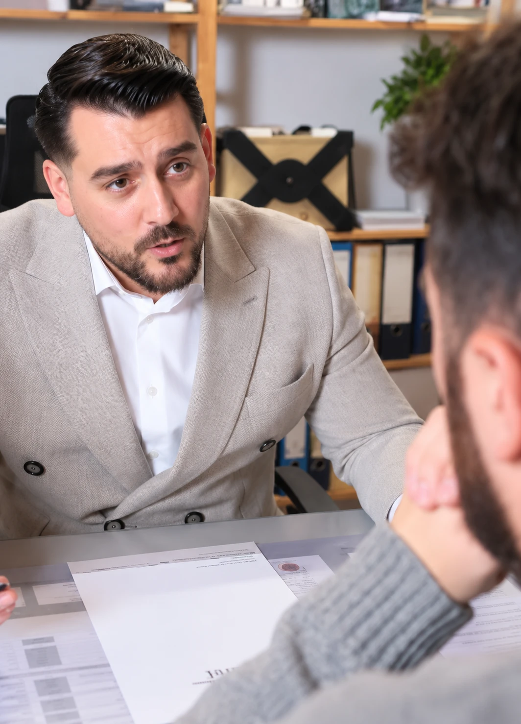 Amet Amet im persönlichen Beratungsgespräch mit einem Kunden